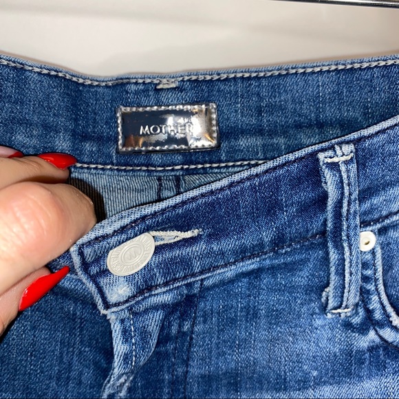 MOTHER The Dropout Distressed Jean in Graffiti Girl - Picture 4 of 11